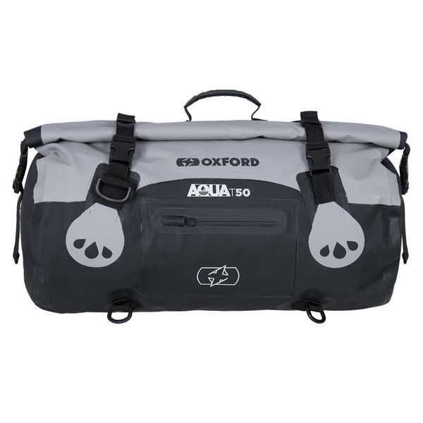 Oxford AQUA T-50 Roll Bag GREY/BLACK OL482