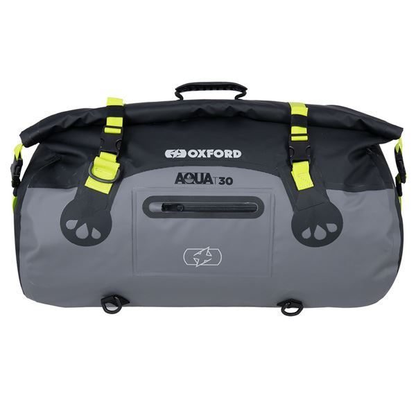 Oxford Aqua T-30 Roll Bag- Black/Grey/Fluo OL461