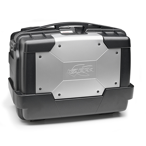 TWO BLACK OF SIDE-CASES 46LT COMPLETE OF (KGR46PACK2) - KAPPA