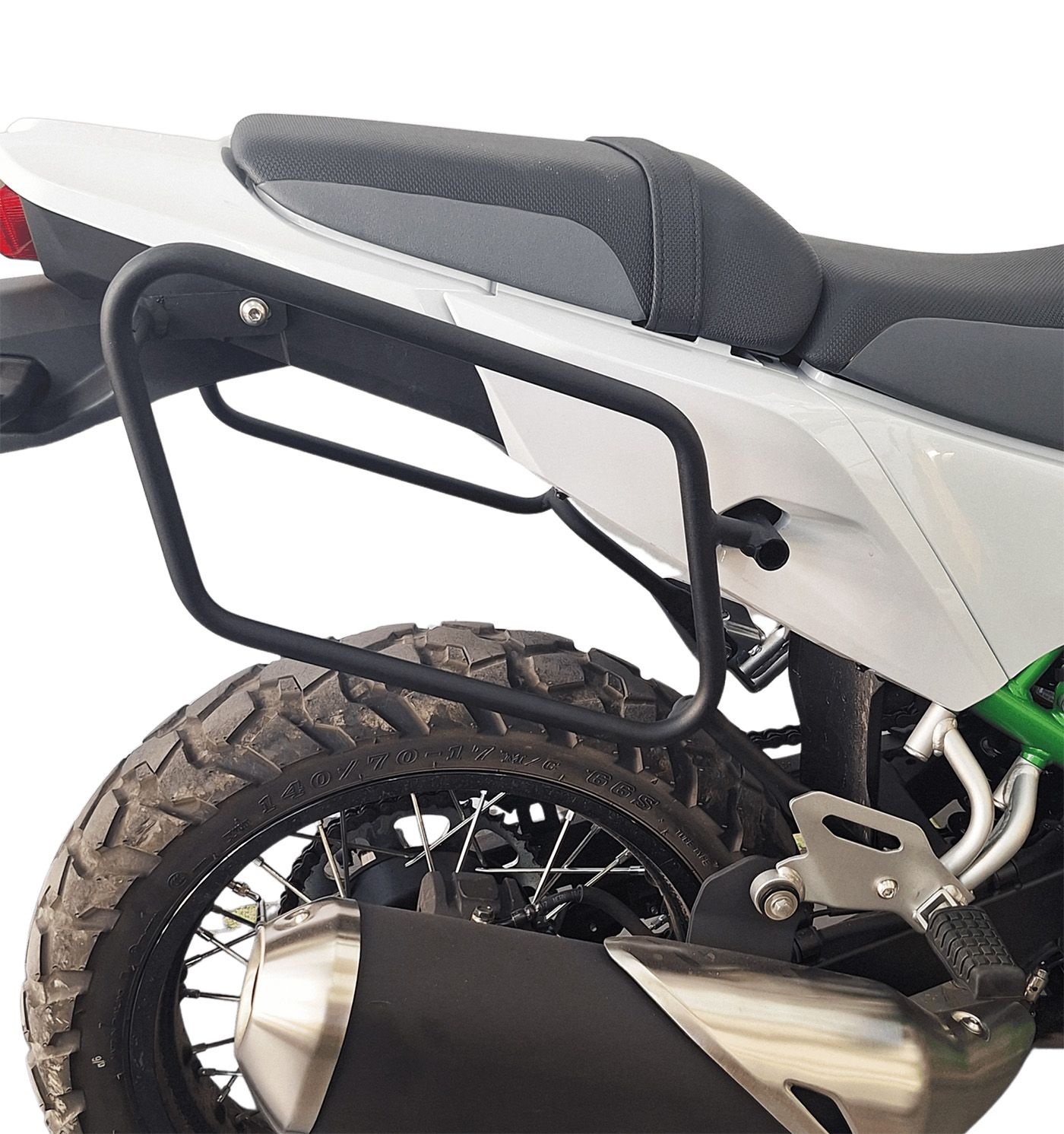 Soft bags side rack compatible with Kawasaki KLE 500 2026+